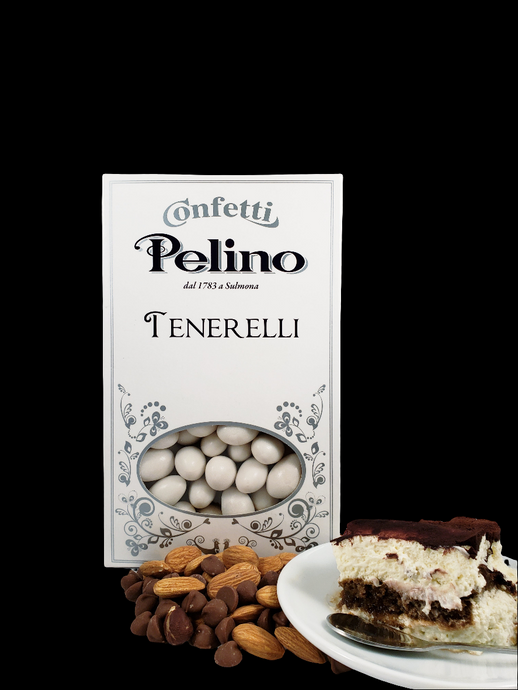 C - Confetti Tenerelli White Chocolate Almond - Tiramisu Flavored - 500 g