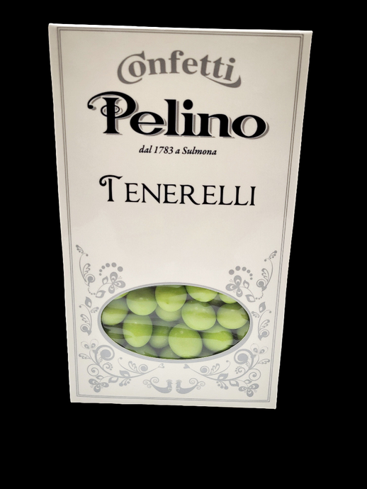 K - Confetti Tenerelli White Chocolate Pistaccio Flavour with Pistacchio Nut - 500 g