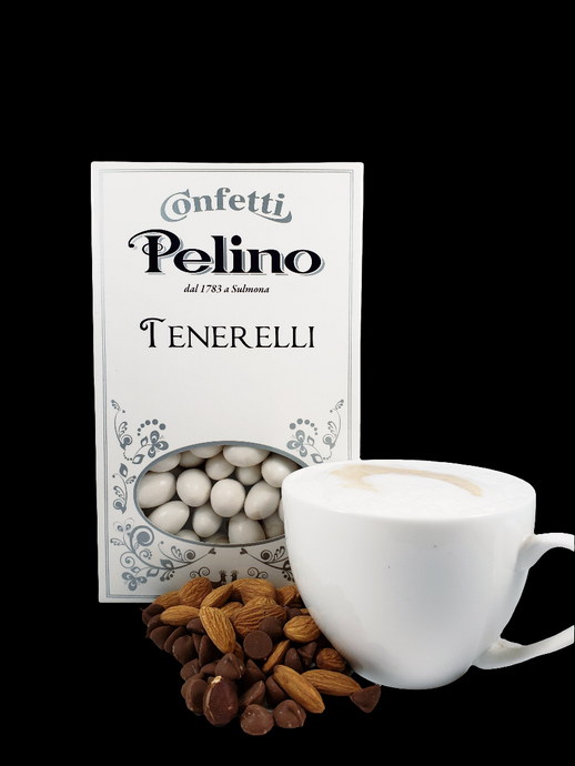 E - Confetti Tenerelli Milk Chocolate Almond - Cappuccino Flavored - 500 g