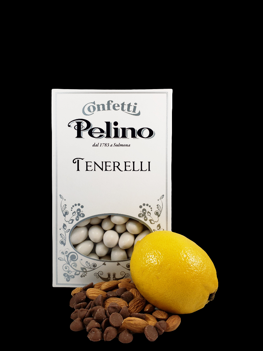 F - Confetti Tenerelli White Chocolate Almond - Lemon Flavored