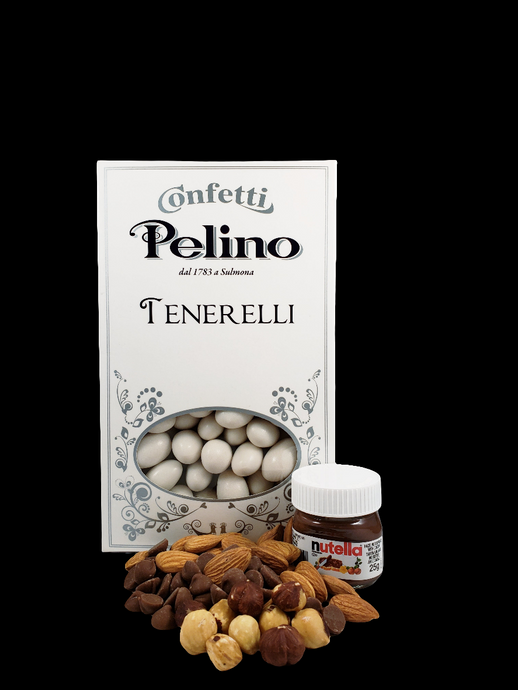 B - Confetti Tenerelli Milk Chocolate Almond - Hazelnut (Gianduja) Flavored - 500 g