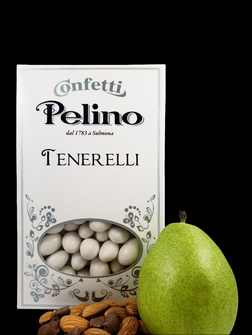 O - Confetti Tenerelli White Chocolate Almond - Pear Flavored - 500 g