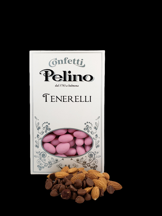 I - Confetti Tenerelli Milk Chocolate Almond - Pink - 500 g