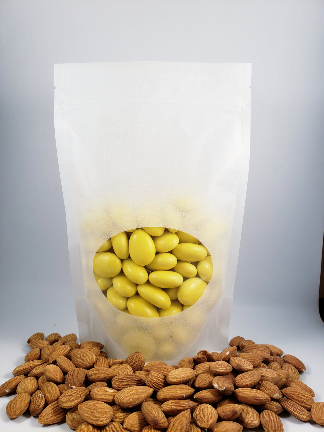 Sugared Almond Confetti Candy - Yellow 1 lbs