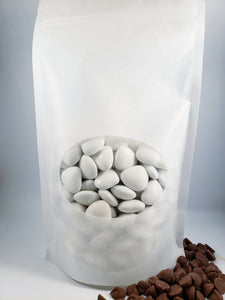 Amorini Dark Chocolate Center Candy Confetti - White 1 lbs