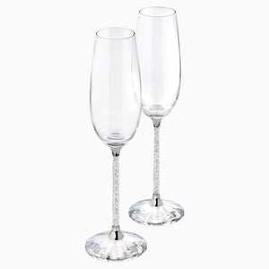 CRYSTALLINE TOASTING FLUTES (SET OF 2)